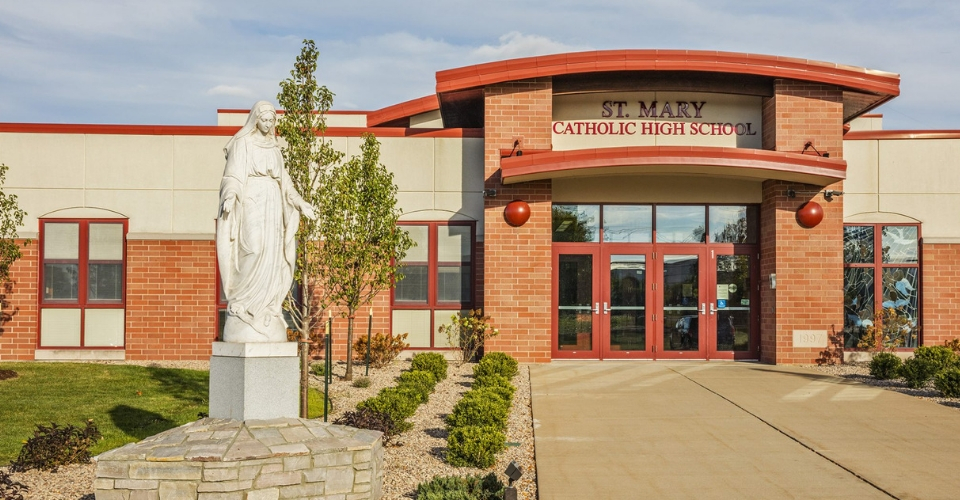 St. Mary Catholic High School - Main Entrance